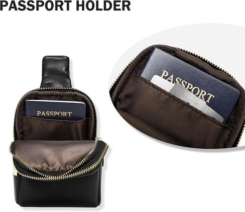 INICAT Small Crossbody Sling Bags for Women Vegan Leather Cell Phone Purse Fanny Packs for Women Men in Saudi Arabia
