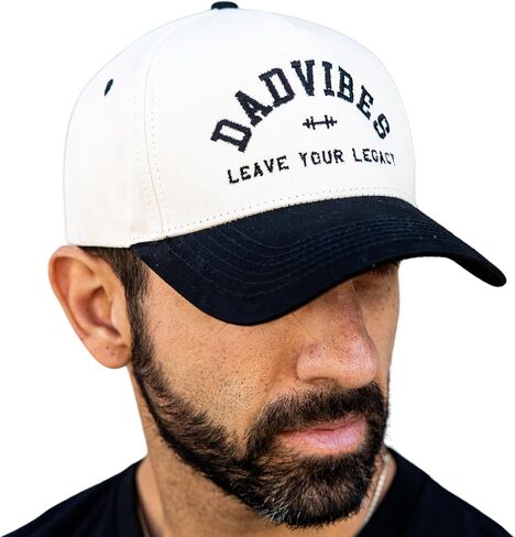 DadVibes Leave Your Legacy Embroidered Snapback hat for Dads in Kuwait