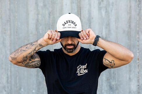 DadVibes Leave Your Legacy Embroidered Snapback hat for Dads in Kuwait
