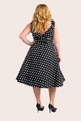 Miss Lavish London Vintage Inspired Women's Dresses -40s 50s Style Midi Plus Size Retro Cocktail Dresses in Saudi Arabia