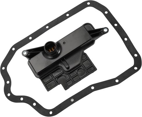 مجموعة فلتر زيت ناقل الحركة الأوتوماتيكي Motoforti لسيارة Toyota RAV4 2.5L 2016-2019 مطاط بلاستيكي مع حشية رقم 3533073021 أسود in Saudi Arabia