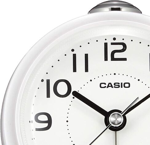 CASIO TQ-149-7JF Alarm Clock, White, Analog, Small, Snooze with Light in Saudi Arabia