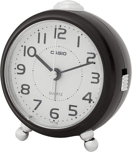 CASIO TQ-149-7JF Alarm Clock, White, Analog, Small, Snooze with Light in Saudi Arabia