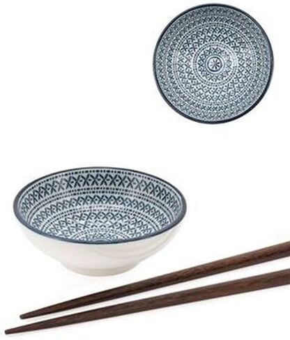 طبق صلصة توري وتاغوس كيري بورسلين 3 بوصة - غرزة زرقاء in Kuwait