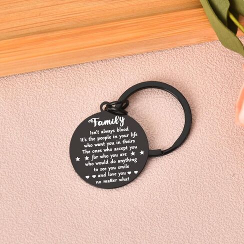 YALLNASL Bonus Son Daughter Gifts Keychain for Stepson Stepdaughter Birthday Wedding Gifts for Daughter Son In Law Keychains in Kuwait