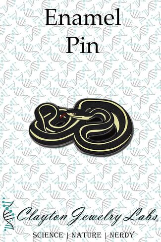 Garter Snake Enamel Pin in Kuwait