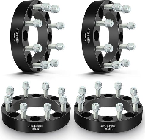ECCPP 4X 1.5 inch 8x180mm to 8x180mm 14x1.5 Wheel spacers 8 Lug fit for Chevrolet Silverado 2500 HD 3500 Wheel spacers for Chevrolet Silverado 3500 HD Wheel spacers in Saudi Arabia