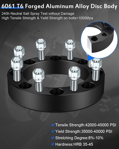 ECCPP 4X 1.5 inch 8x180mm to 8x180mm 14x1.5 Wheel spacers 8 Lug fit for Chevrolet Silverado 2500 HD 3500 Wheel spacers for Chevrolet Silverado 3500 HD Wheel spacers in Saudi Arabia