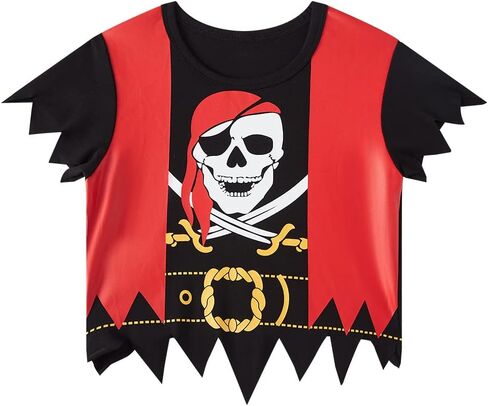 Toddler Baby Boys Pirate Costume Halloween Child Boys Buccaneer Outfit in Kuwait