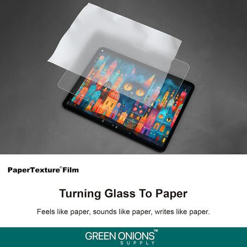 واقي شاشة من نسيج ورقي لجهاز 2021 iPad mini 6، 8.3 بوصة رسم شاشة ورقية/مضاد للوهج/غير لامع/صنع في اليابان/متوافق مع قلم Apple / مقاوم للخدش/PET [عبوة واحدة] (11 بوصة) in Saudi Arabia