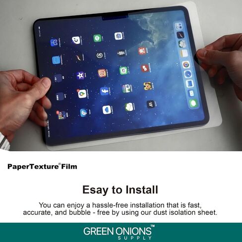 واقي شاشة من نسيج ورقي لجهاز 2021 iPad mini 6، 8.3 بوصة رسم شاشة ورقية/مضاد للوهج/غير لامع/صنع في اليابان/متوافق مع قلم Apple / مقاوم للخدش/PET [عبوة واحدة] (11 بوصة) in Saudi Arabia
