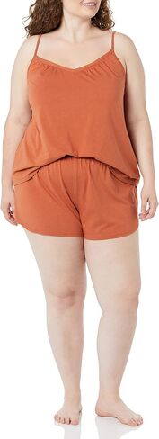 Amazon Essentials Women's Knit Jersey Cami Short Pajama Set in Saudi Arabia