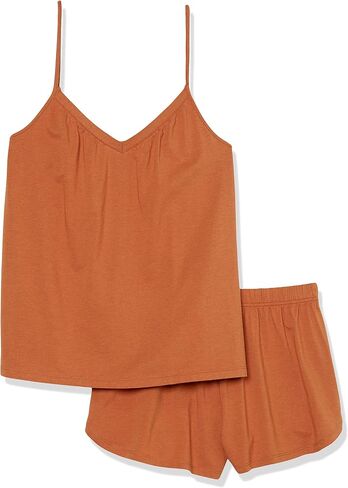Amazon Essentials Women's Knit Jersey Cami Short Pajama Set in Saudi Arabia