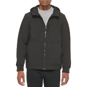 Levi's Men's Water-Resistant Soft Shell Trail Hoodie Jacket