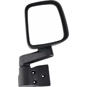 Passenger Side View Mirror.Non-Heated.Fits for Jeep Wrangler 2003-2006.Manual Folding Right Side Mirror.