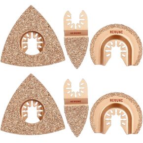 118PC Oscillating Tool Blades, Oscillating Multitool Saw Blades Accessories Kit