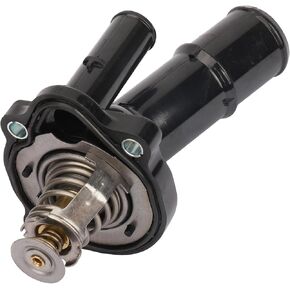 IRONTEK 902-682 Engine Coolant Thermostat Housing Assembly Fit for 2007-2013 for Mazda 3, 2007-2010 for Mazda 5, 2007-2015 for Mazda MX-5, 2007-2015 for Mazda MX-5 Miata, LF7015170, LR027158, 143-0838