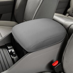 DEYTOP Center Console Cover for Honda Pilot 2009-2015 Armrest Cover for Honda Pilot 2009 2015 Accessories Anti-Scratch Leather Armrest Pad Protector (Black, Style 1)