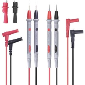 1000V 20A Multimeter Test Leads Probes Banana Plug, 2set Digital Multimeter Probes Electrical Test Probe and 1set Alligator Clips