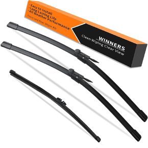 Windshield Wipers for Lincoln Corsair 2020 2021 2022 2023 2024, OEM Quality Wiper Blades Include Front 26 18 Inch and Rear Blade, Easy to Install Replacement Wipers Pack of 3
