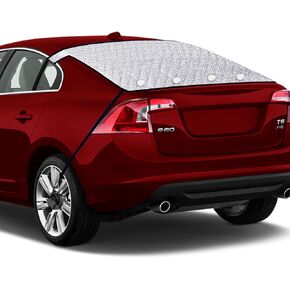 ayamaya Rear Windshield Frost Cover Guard - Magnetic Car Back Window Cover Protector for Ice and Snow with 4-Layer All Weather Protection for Cars, Sedans Rear Window Automotive Accessories