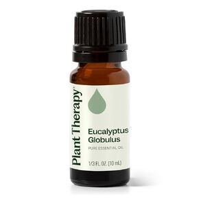 Plant Therapy Eucalyptus Globulus Essential Oil 10 mL (1/3 oz) for Diffuser, Skin, Hair, Aromatherapy DIYs, and Clear Breathing, 100% Pure, Undiluted, Therapeutic Grade