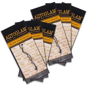 Tyler Candle Bless Your Heart Autoglam Ivory And Gold 4.5 x 3 Auto Air Freshener Mirror Hanger, Pack of 6