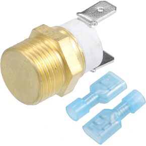 X AUTOHAUX Universal Automotive Radiator Engine Cooling Fan Temperature Thermo Sensor Switch 3/8'' NPT 185-200 Degrees on 164 Degrees Off