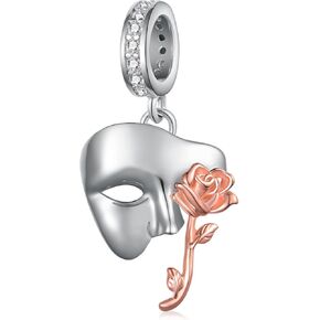 Phantom of the Opera Charms 925 Sterling Silver Phantom of the Opera Merchandise Charms Broadway Music Theater Gifts for Women