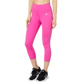 adidas Optime Stash Pocket High-Waisted 3/4 Tights Semi Lucid Fuchsia XS R