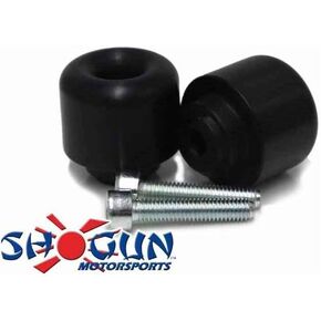 Shogun Yam YZF-R3 R3 2015 2016 2017 2018 2019 2020 2021 Black Bar Ends - Sliders - 725-1659 - MADE IN THE USA