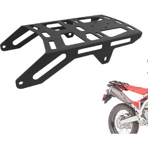 Rear Rack Accessories Compatible with CRF300L Rear Cargo Luggage Pannier Rack Replacement for Honda CRF300L CRF 300L Rally ABS 2021-2024(Black)