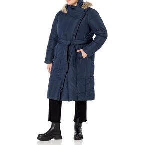 EVANS Women's Plus Size Lulu Longline Puffer