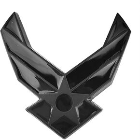 OnlyYou.X US Air Force Wing Emblem US Air Force Badge US Air Force Decal US Air Force Sticker for Universal Pickup and Car 1 Piece Metal Black New
