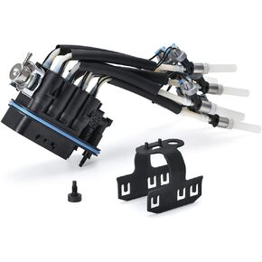 PTNHZ Central Port Fuel Spider Injector FJ504 w/Bracket SCPI to MFI Conversion Replace 19210687 FJ10566 217-3029 89060440 Compatible For 96-02 Chevrolet GMC V8 5.7L 5.0L