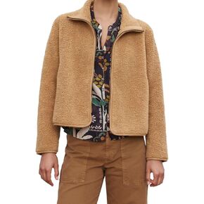 VELVET BY GRAHAM & SPENCER Women's Reba Sherpa Jacket, Tan