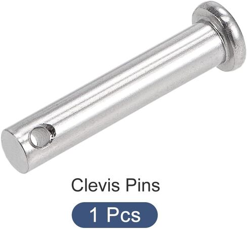 Clevis Pins (8mmx70mm) 1Pcs, Single Hole Flat Head 304 Stainless Steel Fastener Pin - for Metal Devices, Furniture Installation, Industrial, DIY in Saudi Arabia