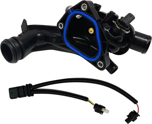 مجموعة مبيت منظم حرارة مبرد المحرك مع أجهزة استشعار + كابل توصيل محول مناسب لميني كوبر 2011-2016، كوبر كونتري مان 2011-2017، كوبر بيسمان 2013-2016، 1.6 لتر، 11538674895 in Kuwait