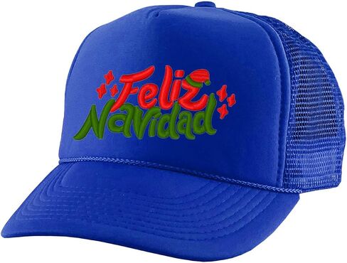 ALLNTRENDS Feliz Navidad Trucker Hat Adult Xmas Party Hats Embroidered Merry Christmas Cap in Saudi Arabia
