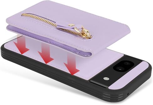 حافظة لهاتف Google Pixel 8 Pro مع حامل بطاقة، محفظة لهاتف Pixel 8 Pro للنساء مع محفظة متوافقة مع magsafe قابلة للفصل 2 في 1 للرجال - أبيض دافئ in Kuwait