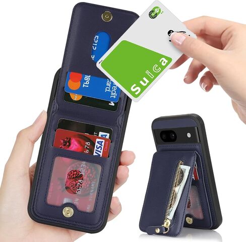 for Google Pixel 8 Pro case with Card Holder, Pixel 8 Pro Phone Case Wallet for Women magsafe Compatible Wallet Detachable 2-in-1 for Men-Warm white in Kuwait