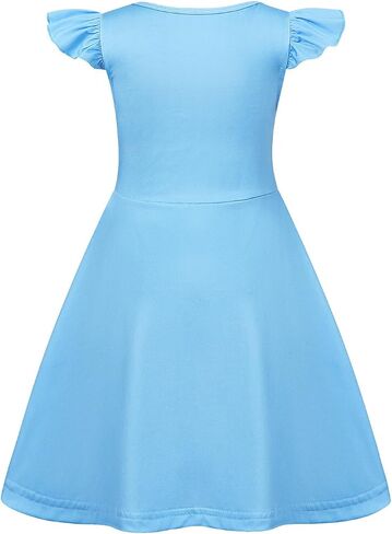 Toddler Girls Princess Dresses Halloween Costume Birthday Party Dress Cosplay Outfits Role Play Clothes in Kuwait