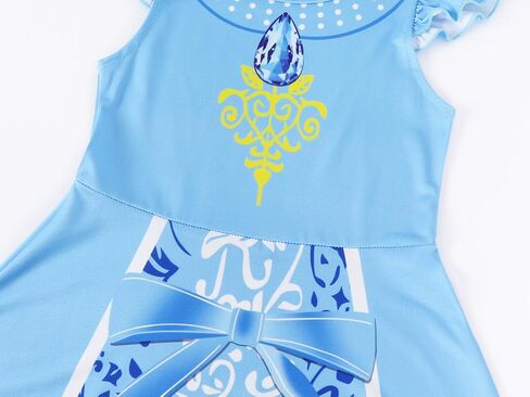Toddler Girls Princess Dresses Halloween Costume Birthday Party Dress Cosplay Outfits Role Play Clothes in Kuwait