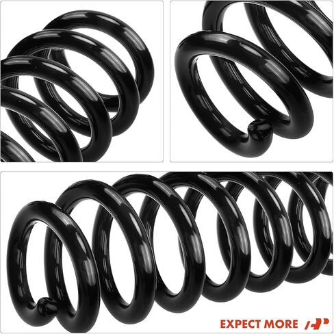 A-Premium 2Pcs Front Suspension Coil Spring Set Compatible with Dodge Ram 1500 2006-2008 3.7L 4.7L RWD, Driver and Passenger Side, Replace# 55366812AC in Saudi Arabia