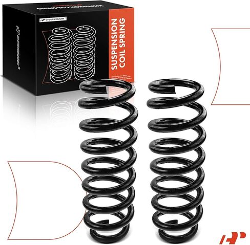 A-Premium 2Pcs Front Suspension Coil Spring Set Compatible with Dodge Ram 1500 2006-2008 3.7L 4.7L RWD, Driver and Passenger Side, Replace# 55366812AC in Saudi Arabia
