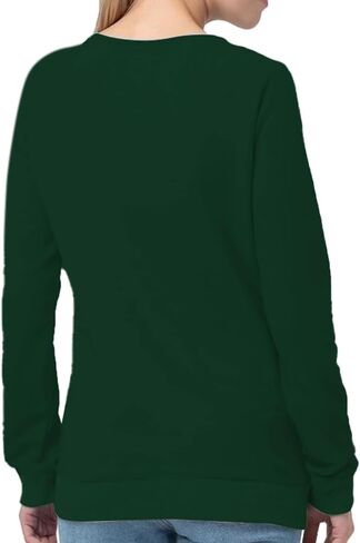 Christmas Sweatshirts for Women Buffalo Plaid Long Sleeve Tshirt Cute Xmas Tree Pullover Tops in Saudi Arabia
