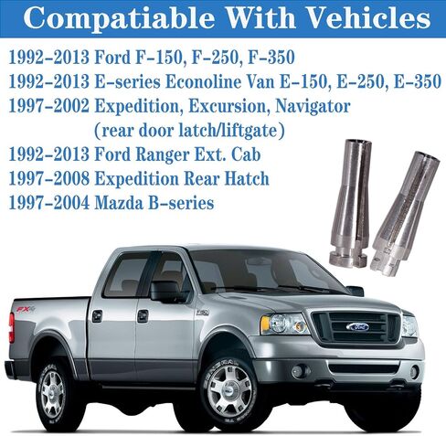 926-111 لفورد F150 طقم تصليح كابل مزلاج الباب F250 F350 F-150 F-250 F-350، E-series، Ranger، Expedition F2UZ15266A46A1997 1998 1999 2000 2001 2002 2003 2004 2005 2006 2007 2008 ألومنيوم 8 قطعة. in Saudi Arabia