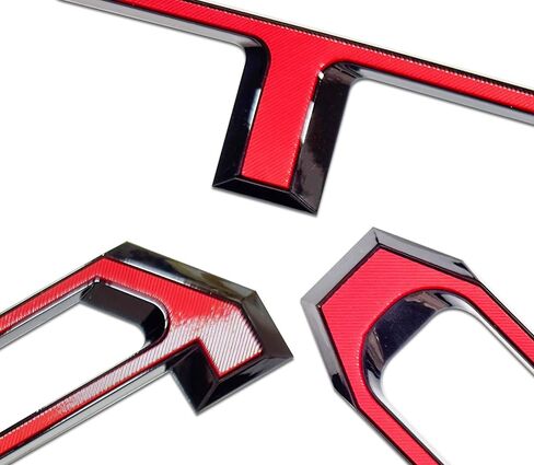 Tailgate Insert Letters Emblems Only Compatible with 2024 2025 Accessories 3D Raised Rear Badges Decals with Seccotine for Tailgate Adhesive Backing (Scarlet) in Saudi Arabia