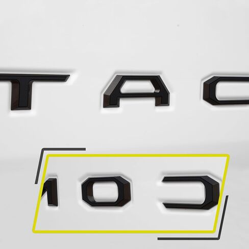 Tailgate Insert Letters Emblems Only Compatible with 2024 2025 Accessories 3D Raised Rear Badges Decals with Seccotine for Tailgate Adhesive Backing (Scarlet) in Saudi Arabia
