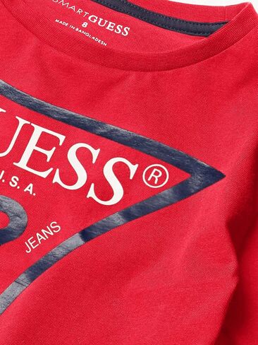 GUESS Boys' Big Organic Cotton Classic Logo T-Shirt in Saudi Arabia